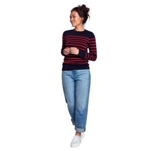 00466-ii9-sweter-damski-armor-lux-briac-niebieski-czerwony-burgund