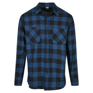 tb297-blue-black-u-koszula-urban-classics-checked-flanell-gt-niebieski-czarny