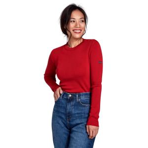 00466-296-damski-sweter-z-okraglym-dekoltem-armor-lux-briac-braise