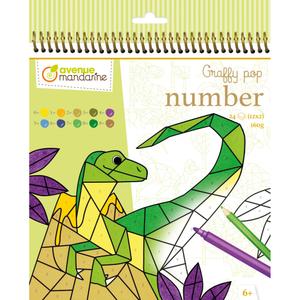 gy155c-notatnik-dla-dzieci-graffy-pop-number-dinozaury-avenue-mandarine-zielony-255x200x10-mm