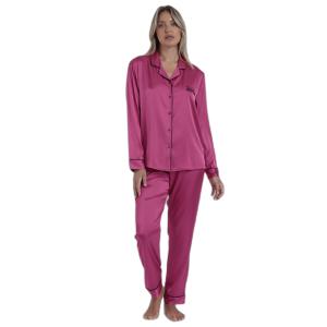 62958-0-000253-satynowa-pizama-damska-z-dlugimi-rekawami-z-rozcieciem-barbie-vintage-fuksja