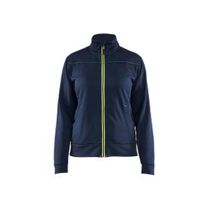 339425268633-3394-damska-bluza-zapinana-na-zamek-blaklader-granatowy-zolty