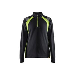 340311589933-3403-damska-bluza-z-kapturem-zapinana-na-zamek-blaklader-czarny-zolty-fluorescencyjny