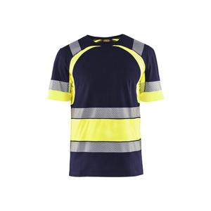 342110308833-3421-koszulka-o-wysokiej-widocznosci-blaklader-navy-neon-zolty