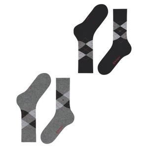 21102-3390-skarpetki-burlington-everyday-argyle-x2-jasnoszary-40-46