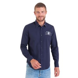 52707-b-marine-koszula-z-dlugim-rekawem-z-fantazyjnego-materialu-z-kontrastowymi-detalami-camberabero-b-marine