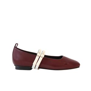 9624807670051-baleriny-na-cienkich-paskach-damskie-camia-swap-burgundy-offwhite