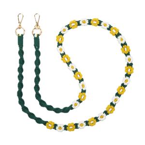 fleur-jaune-spleciony-sznurek-do-smartfona-z-kwiatem-charlot-paris-zolty-130-cm