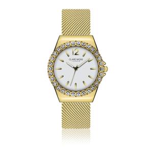 cma7-b038g-zegarek-damski-clare-moss-classic-link-gold-white-36-mm