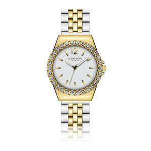 cma7-b278s-zegarek-damski-clare-moss-classic-mesh-zloto-srebro-36-mm