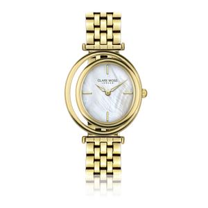 cmc7-b094g-zegarek-damski-clare-moss-clare-pearl-link-gold-mop-34-mm