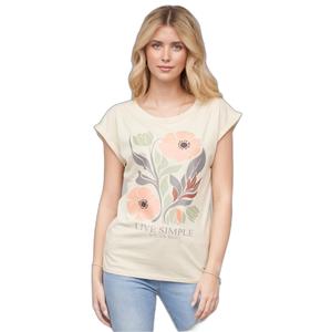 25016006-00208-koszulka-damska-cloud5ive-77-live-simple-sand-off-white