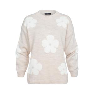 25026026-00003-sweter-damski-cloud5ive-flowers-bezowy