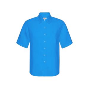 cs4010-pacificblue-lniana-koszula-colorful-standard-blekit-pacyfiku