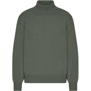 cs5089-dustyolive-sweter-z-golfem-colorful-standard-dusty-olive-pylista-oliwka