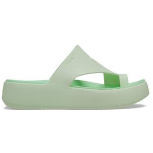210834-3yh-klapki-damskie-crocs-getaway-platform-toe-loop-zielony