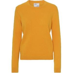cs5087-burnedyellow-damski-welniany-sweter-z-okraglym-dekoltem-colorful-standard-classic-merino-burned-yellow-kolor-zolty-palony