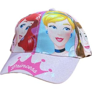 8435631338529-dziewczeca-czapka-z-nadrukiem-disney-princess-rozowy-51-53-cm