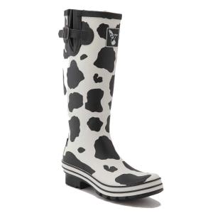 bottes-cow-noir-blanc-damskie-buty-przeciwdeszczowe-evercreatures-cow-czarny-bialy