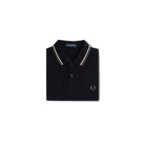 fpm3636-w54-polo-z-dlugim-rekawem-z-podwojnym-lamowaniem-fred-perry-noir-ecru-laurier-vert