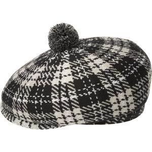 k3778-bc020-beret-kangol-new-heritage-flat-czarna-krata