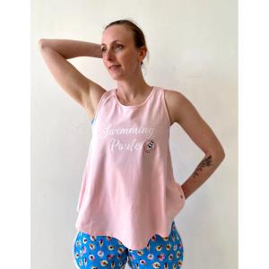 debnag-damski-tank-top-les-poulettes-fitness-swimming-poule-pudrowy-roz