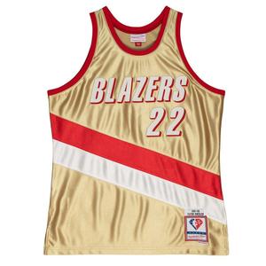 smjy4398-ptb91cdrgold-koszulka-nba-portland-trail-blazers-75th-gold-swingman-1991-clyde-drexler-zloto