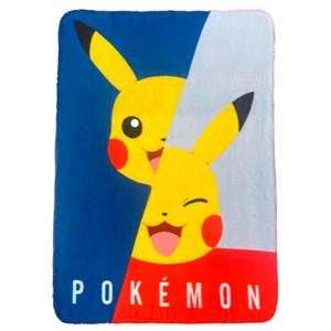3760167658403-dziecieca-derka-polarowa-nintendo-pokemon-pikachu-niebieski-100x140-cm