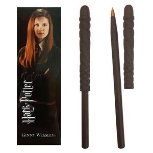 849421004002-dlugopis-i-zakladka-baguette-noble-collection-harry-potter-ginny-weasley-brazowy-tu