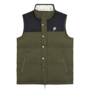 pfd0054-407-pikowana-kamizelka-z-dekoltem-lejkowatym-penfield-bear-cut-and-sew-zielony-czarny
