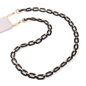 dcoq-a-013-smycz-do-smartfona-dla-kobiet-platyne-czarny-czarny-120-cm