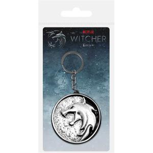 616the001-brelok-dla-dzieci-pyramid-the-witcher-porte-cle-metal-wolf-srebro-tu