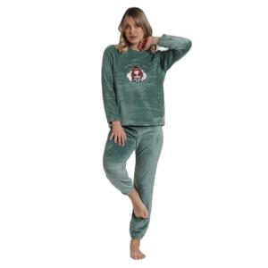 62389-0-001350-cieple-pizamy-damskie-z-dlugim-rekawem-santoro-london-be-kind-to-the-planet-verde-hoja