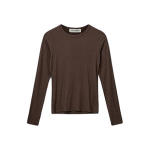 snos243-7129-damska-koszulka-z-dlugim-rekawem-sofie-schnoor-petriciasw-brown-fudge