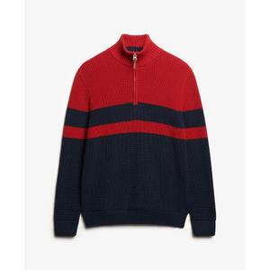 w6110715a-26s-oversize-bawelnowy-sweter-w-paski-z-zamkiem-dla-kobiet-superdry-classic-granatowy-czerwony