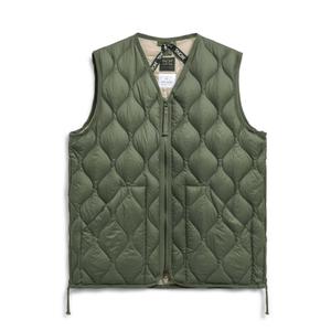 taion-001alszml-1-olive-kurtka-wojskowa-z-dekoltem-w-szpic-i-zamkiem-blyskawicznym-taion-coquille-souple-oliwka