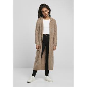 tb1750-03257-damski-dlugi-kardigan-urban-classics-hooded-feather-brazowy