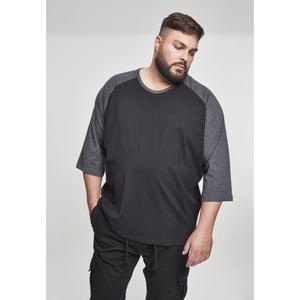 tb366-00445-u-koszulka-duze-rozmiary-urban-classic-contrat-3-4-leeve-raglan-czarny-bialy