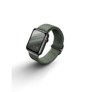 uniq108742-pleciony-pasek-do-zegarka-uniq-aspen-apple-whatch-44-cyprysowa-zielen-44-mm