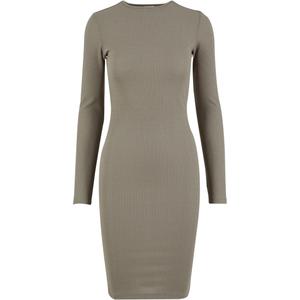 tb1340-18328-obcisla-sukienka-damska-urban-classics-rib-blady-oliwkowy