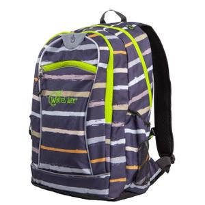 wb1516-sgr-plecak-led-wheel-bee-night-vision-stripes-grey-2022-25-l